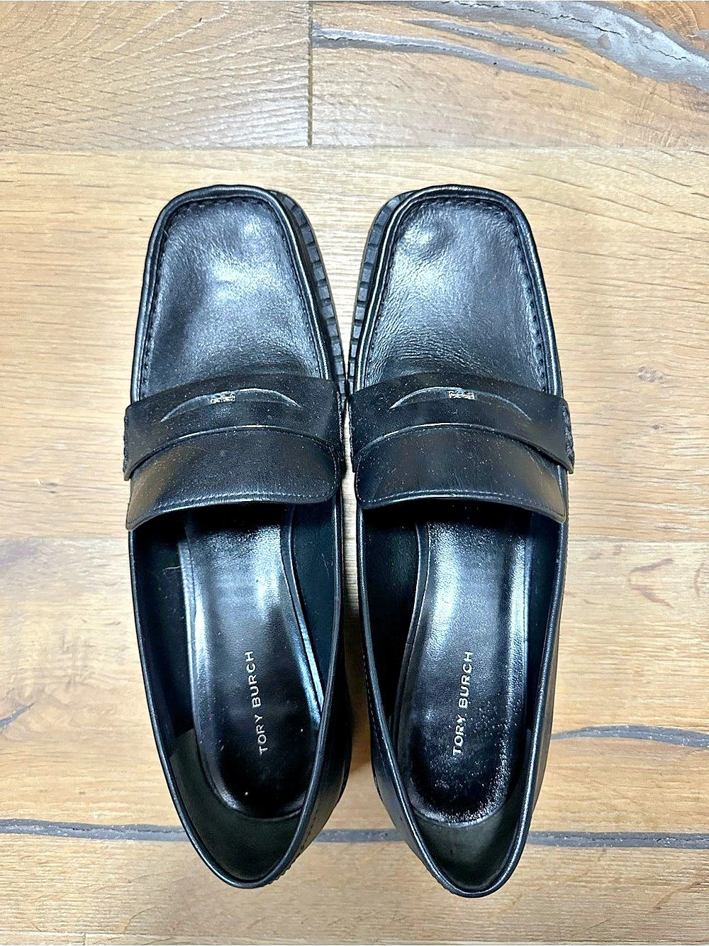Tory Burch Black Loafers